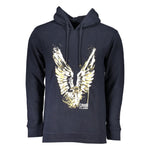 Cavalli Class Blue Cotton Men Sweater CA-26747-S