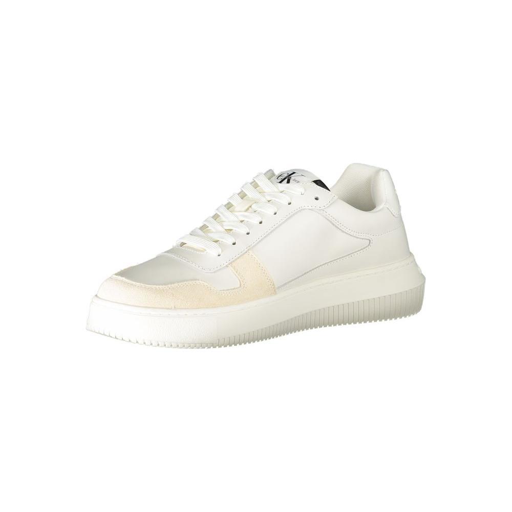 Calvin Klein White Polyester Sneaker CA-29639-EU40/US7