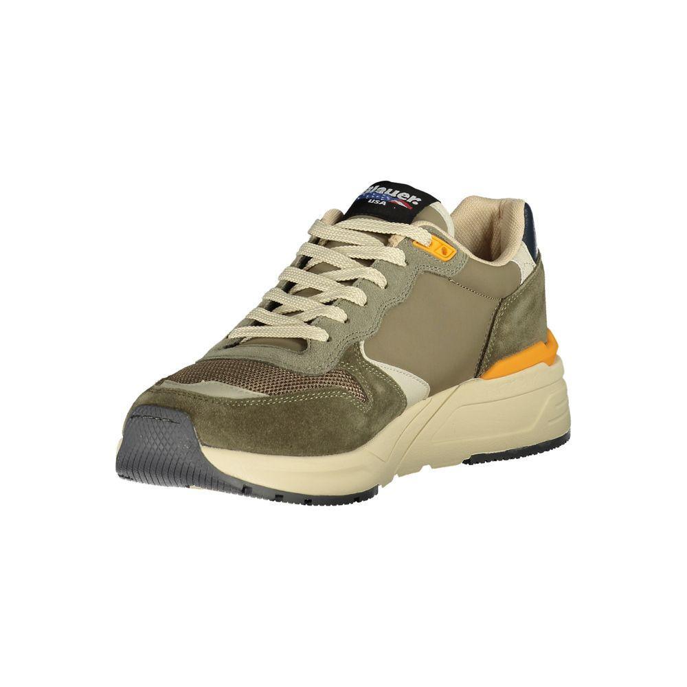 Blauer Green Polyester Men Sneaker BL-35536-EU40/US7