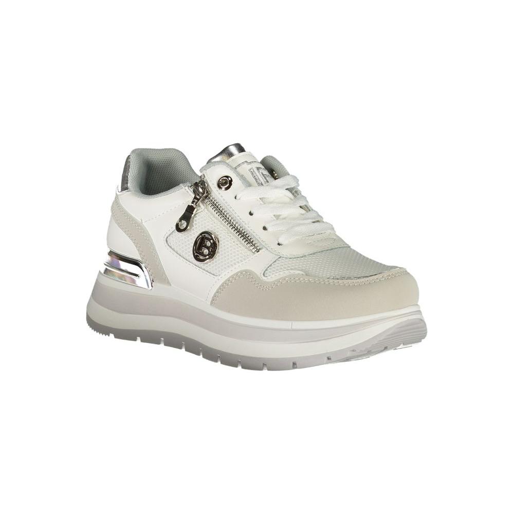 Laura Biagiotti Laura Biagiotti White Polyester Women Sneaker LA-36493-EU37/US7 1728,67403481248,EU37/US7,EU38/US8,EU39/US9,EU40/US10,EU41/US11,Laura Biagiotti,New with tags,Shoes,Sneakers - Women - Shoes,White,Women,Women - Shoes