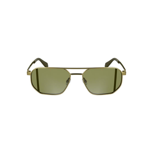 Calvin Klein Gold Metal Men Sunglass