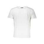 Cavalli Class White Cotton Men T-Shirt CA-37425-XL