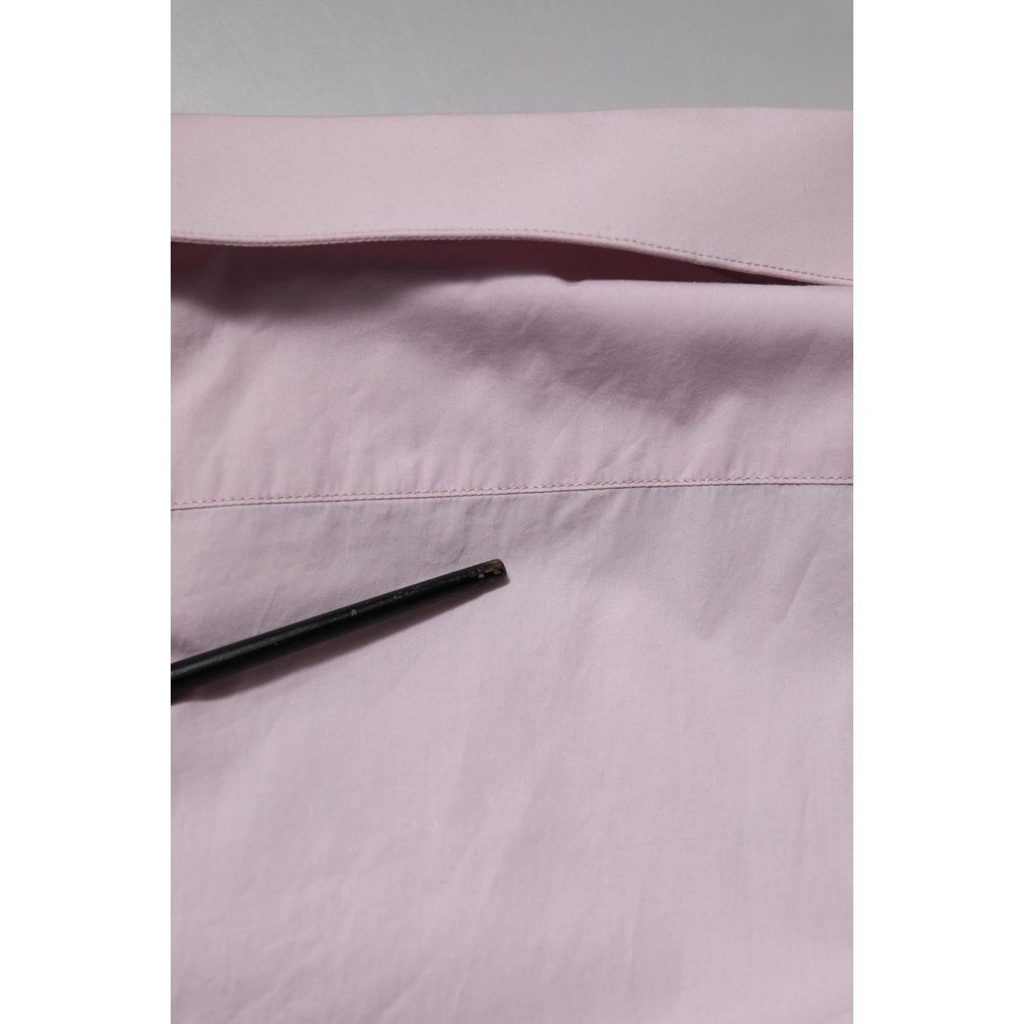 Dolce & Gabbana Pink Cotton GOLD Long Sleeves Dress Shirt TSH906904-41