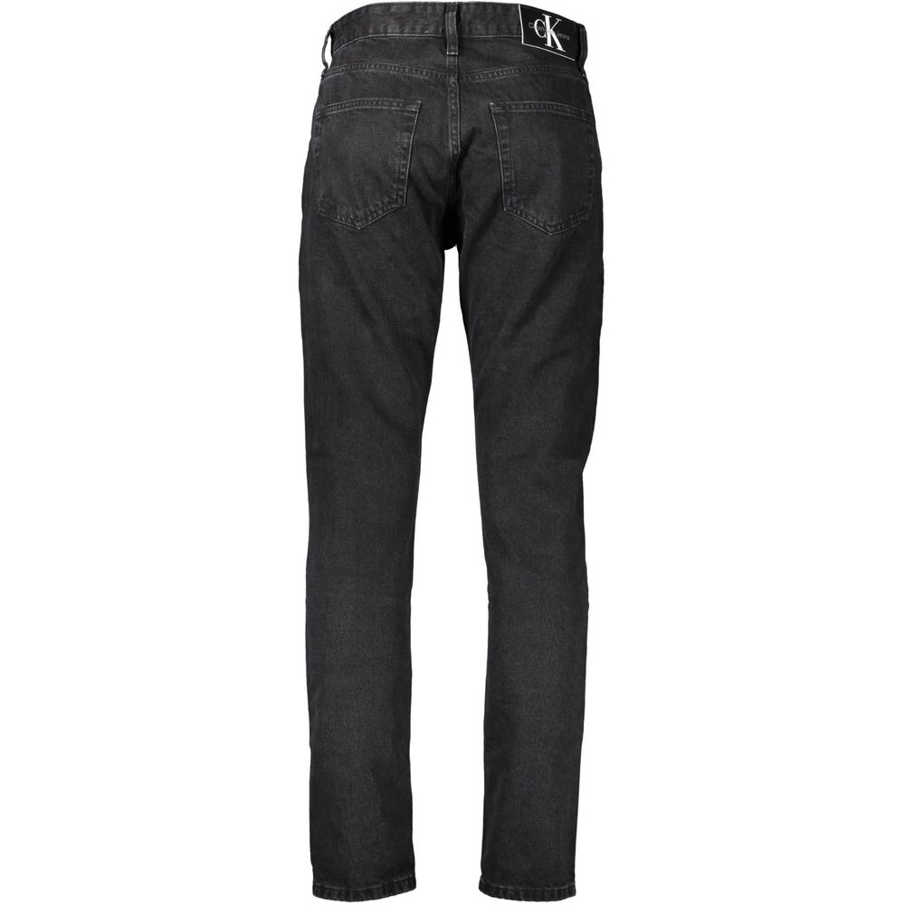 Calvin Klein Black Cotton Jeans Denim