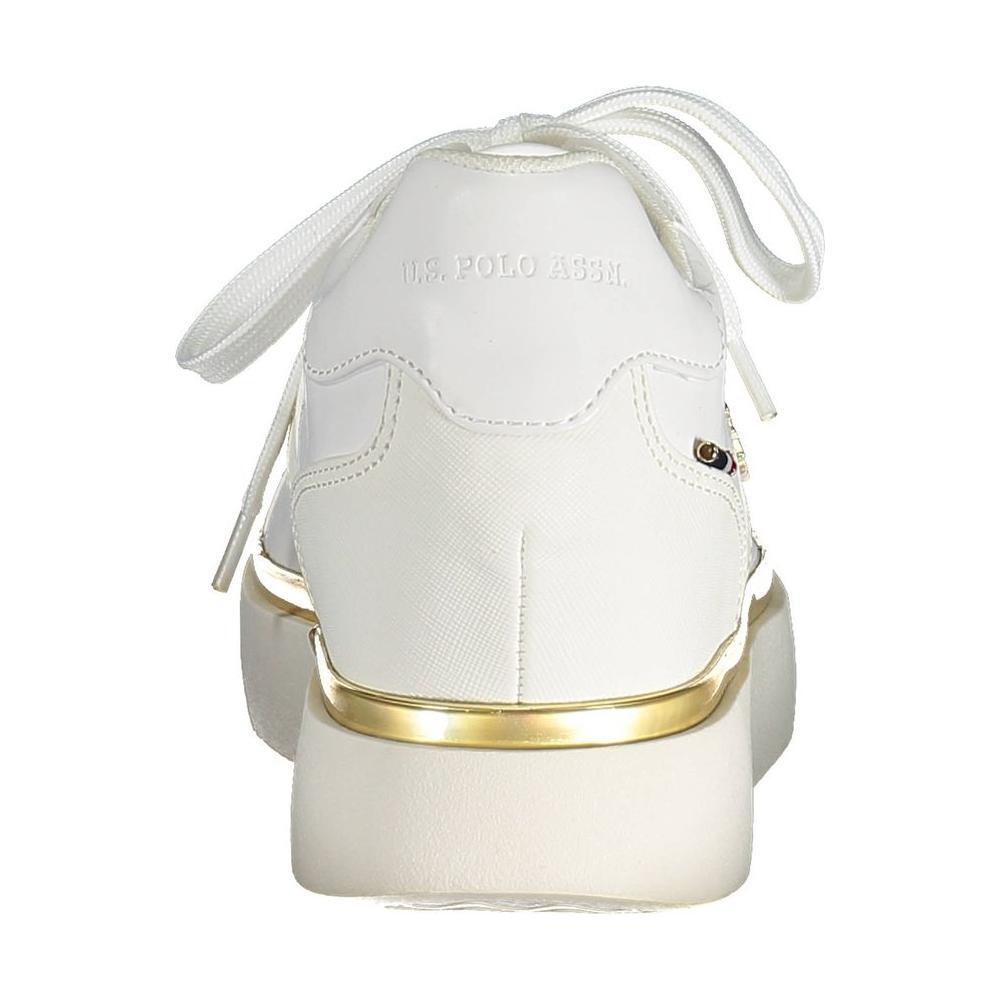 U.S. POLO ASSN. White Polyester Women Sneaker US-37992-EU36/US6
