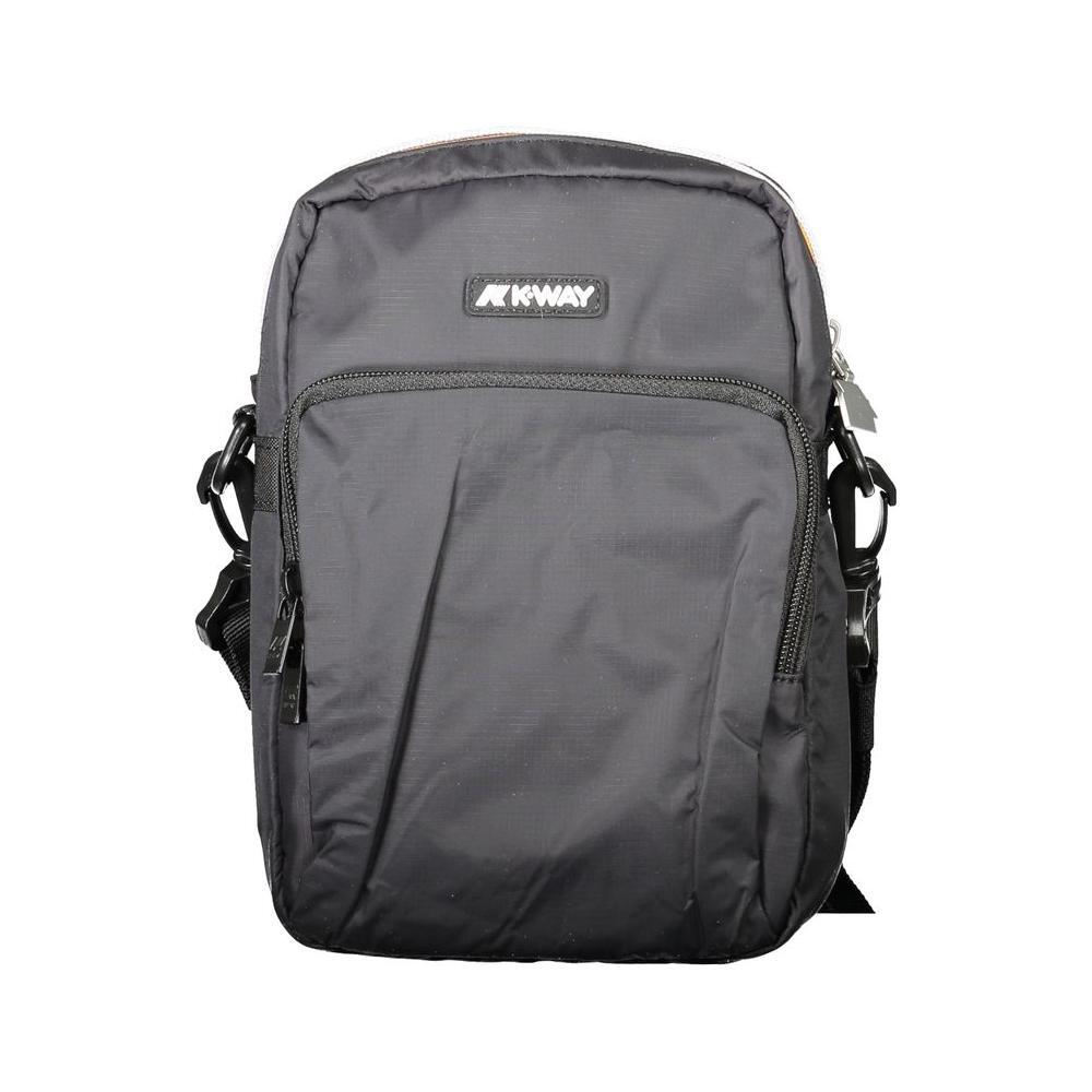 K-WAY Black Polyamide Men Shoulder Bag