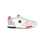 Blauer Blauer White Polyethylene Men Sneaker BL-35538-EU43/US10