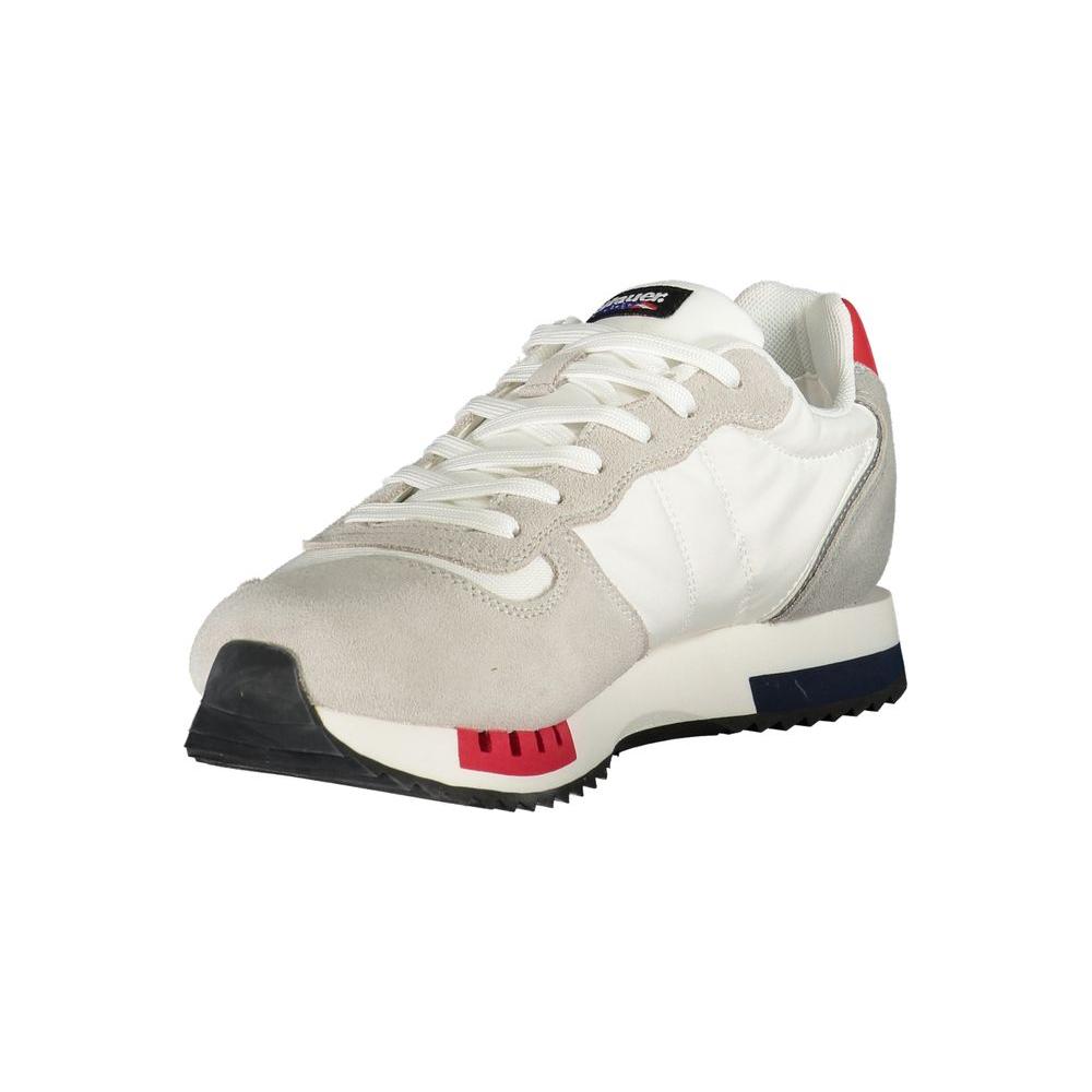 Blauer Blauer White Polyethylene Men Sneaker BL-35538-EU43/US10