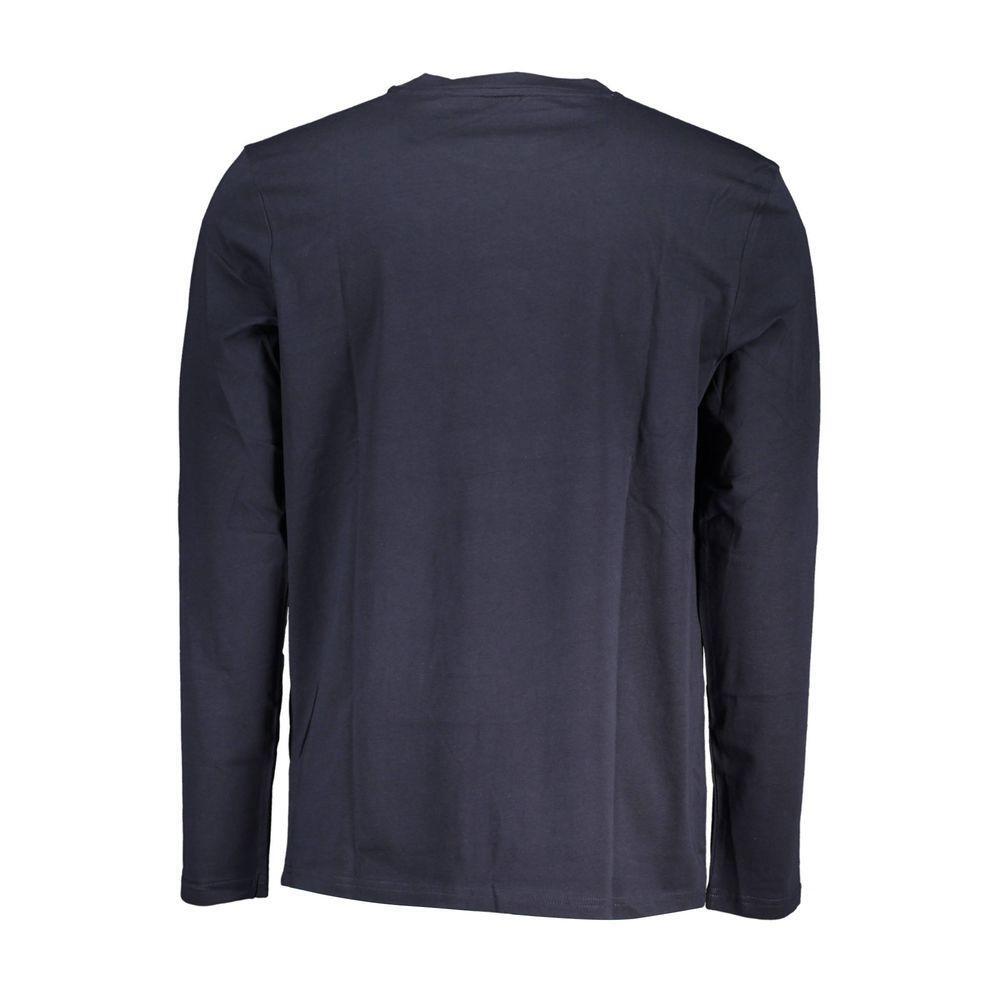Hugo Boss Blue Cotton Men T-Shirt BO-37594-S