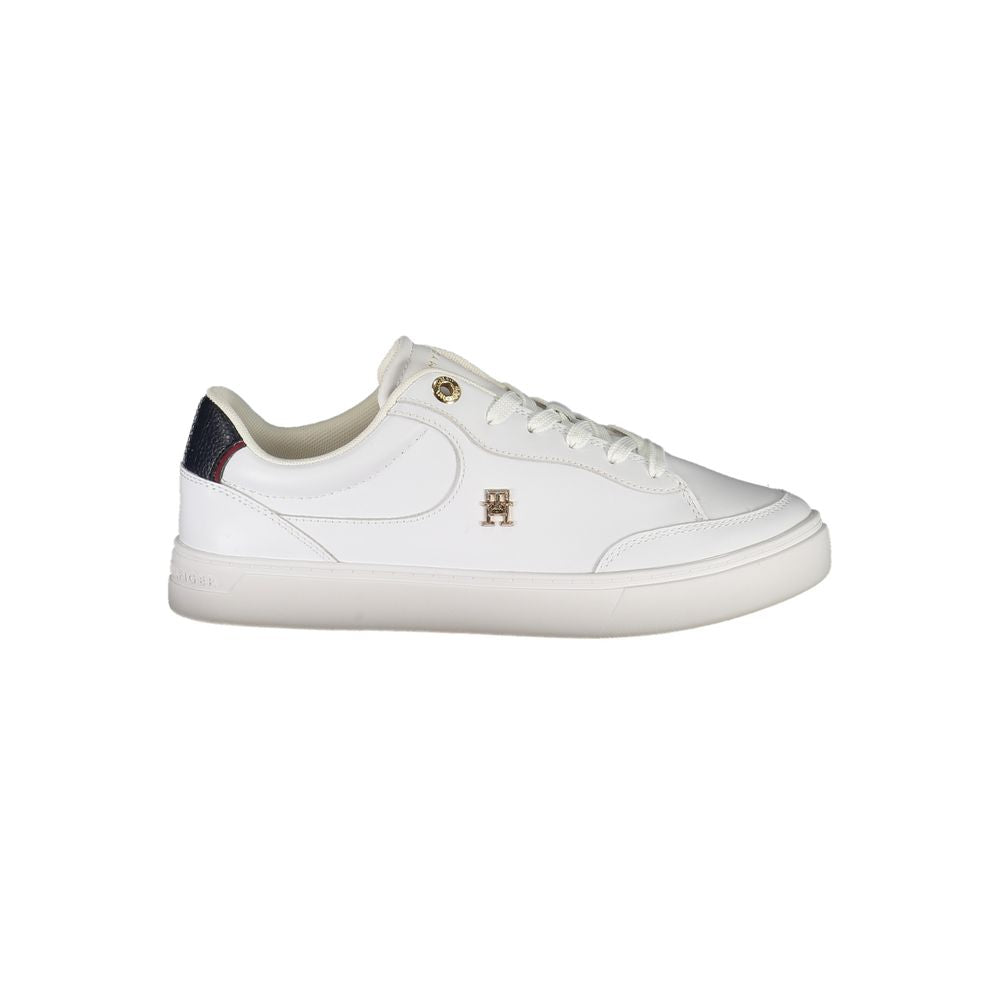Tommy Hilfiger White Leather Women Sneaker TO-36730-EU37/US7
