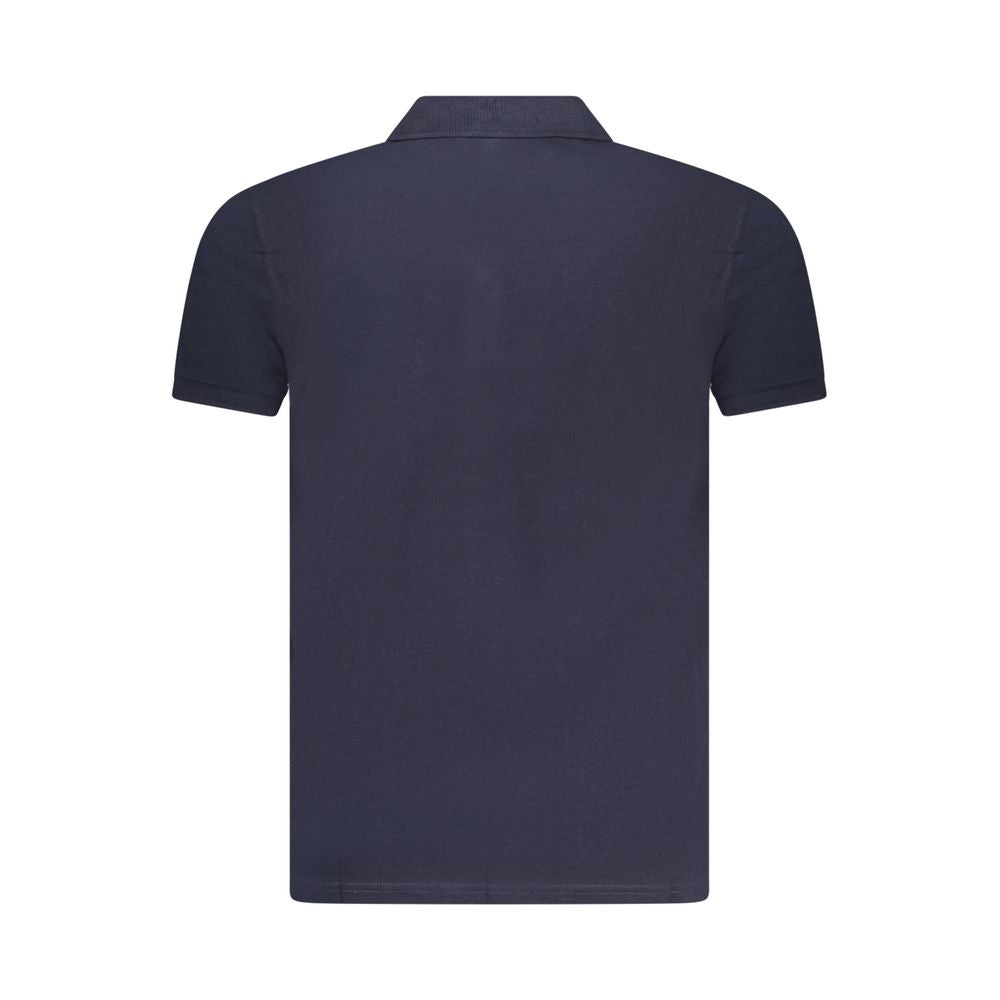 Marina Yachting Blue Cotton Men Polo Shirt MA-38551-S
