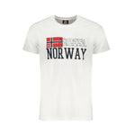 Norway 1963 White Cotton T-Shirt NO-29185-XL