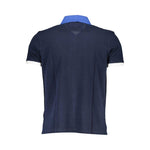 La Martina Blue Cotton Mens Polo Shirt