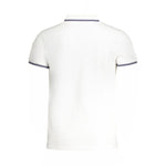 Cavalli Class White Cotton Polo Shirt CA-31314-M