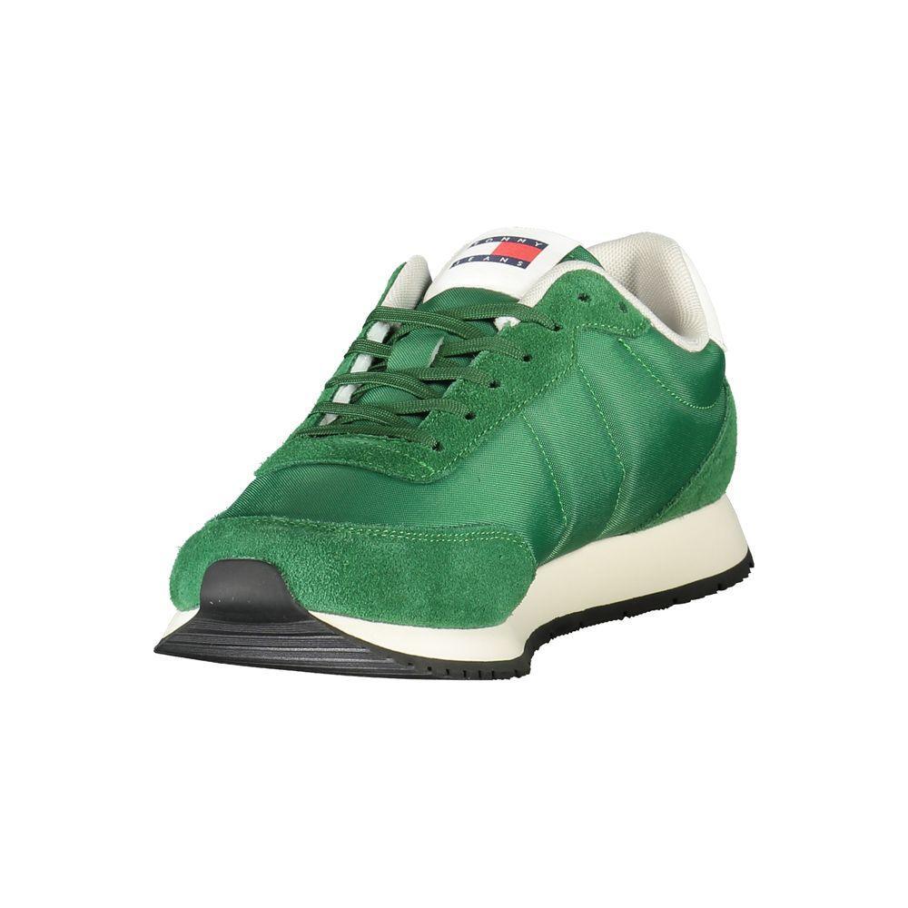 Tommy Hilfiger Green Polyester Men Sneaker TO-36748-EU40/US7