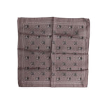 Dolce & Gabbana Brown Animal Print Square Foulard Scarf MS7257