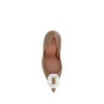 Amina Muaddi Camelia Pumps AM-13S361123CAMMOCHAWHITE-EU36.5/US6.5