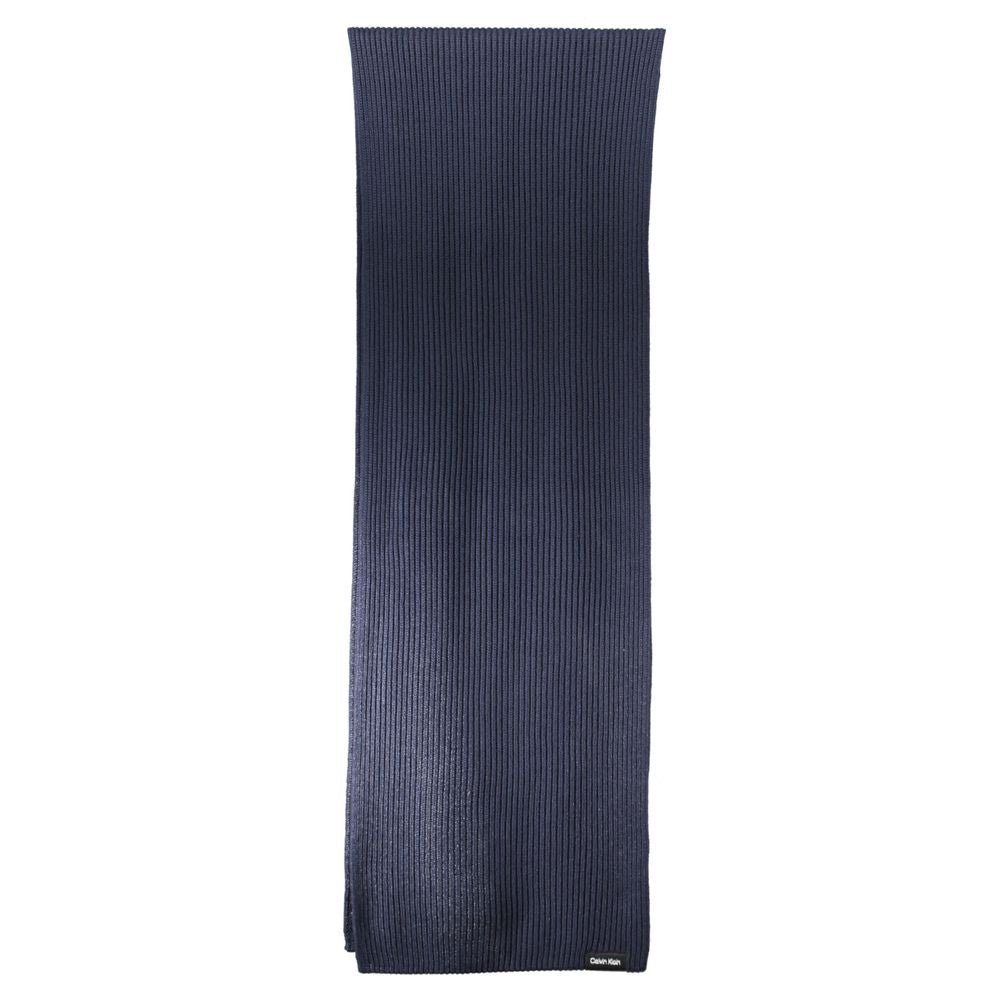 Calvin Klein Blue Cotton Scarf CA-27486