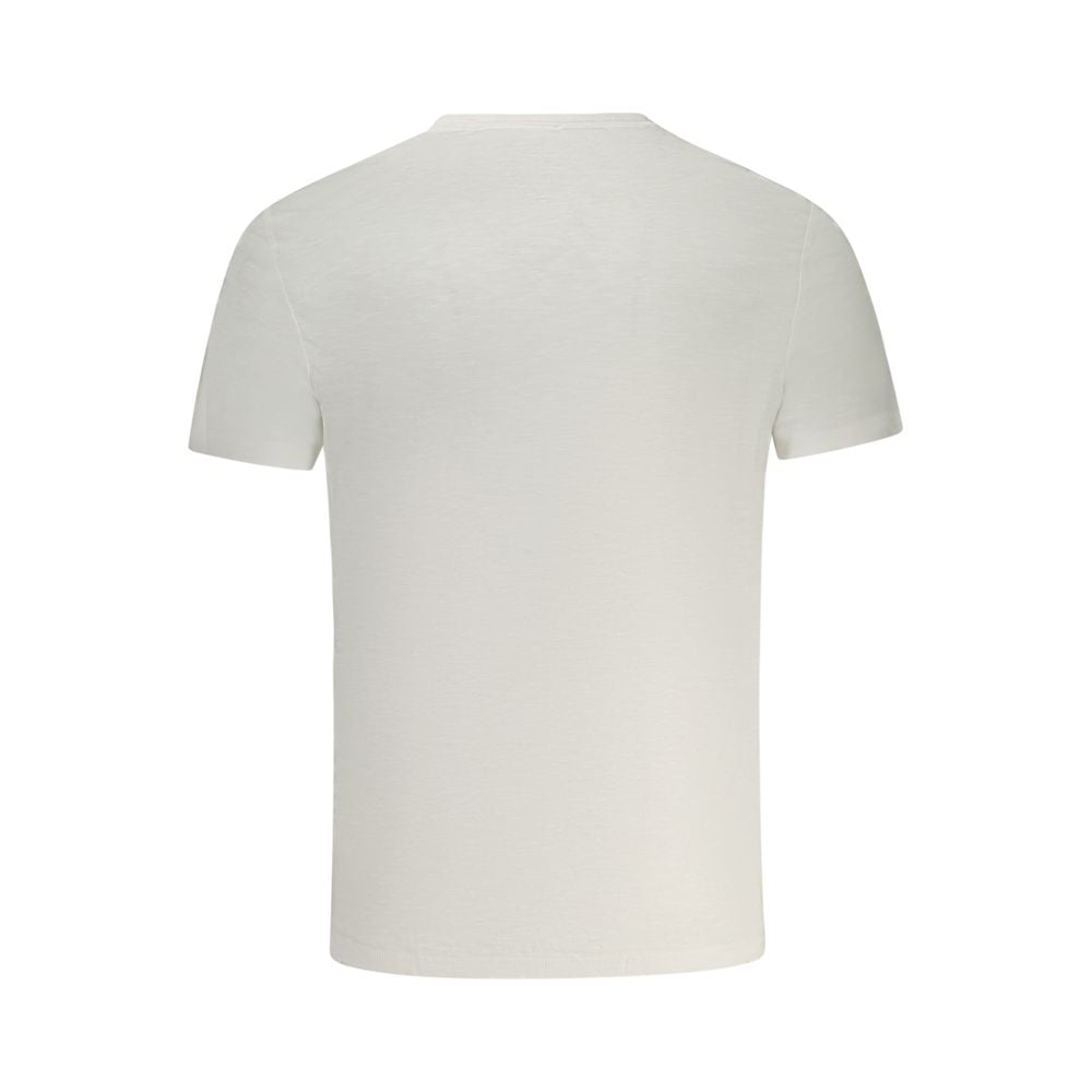 Guess Jeans White Cotton T-Shirt GU-35137-XL