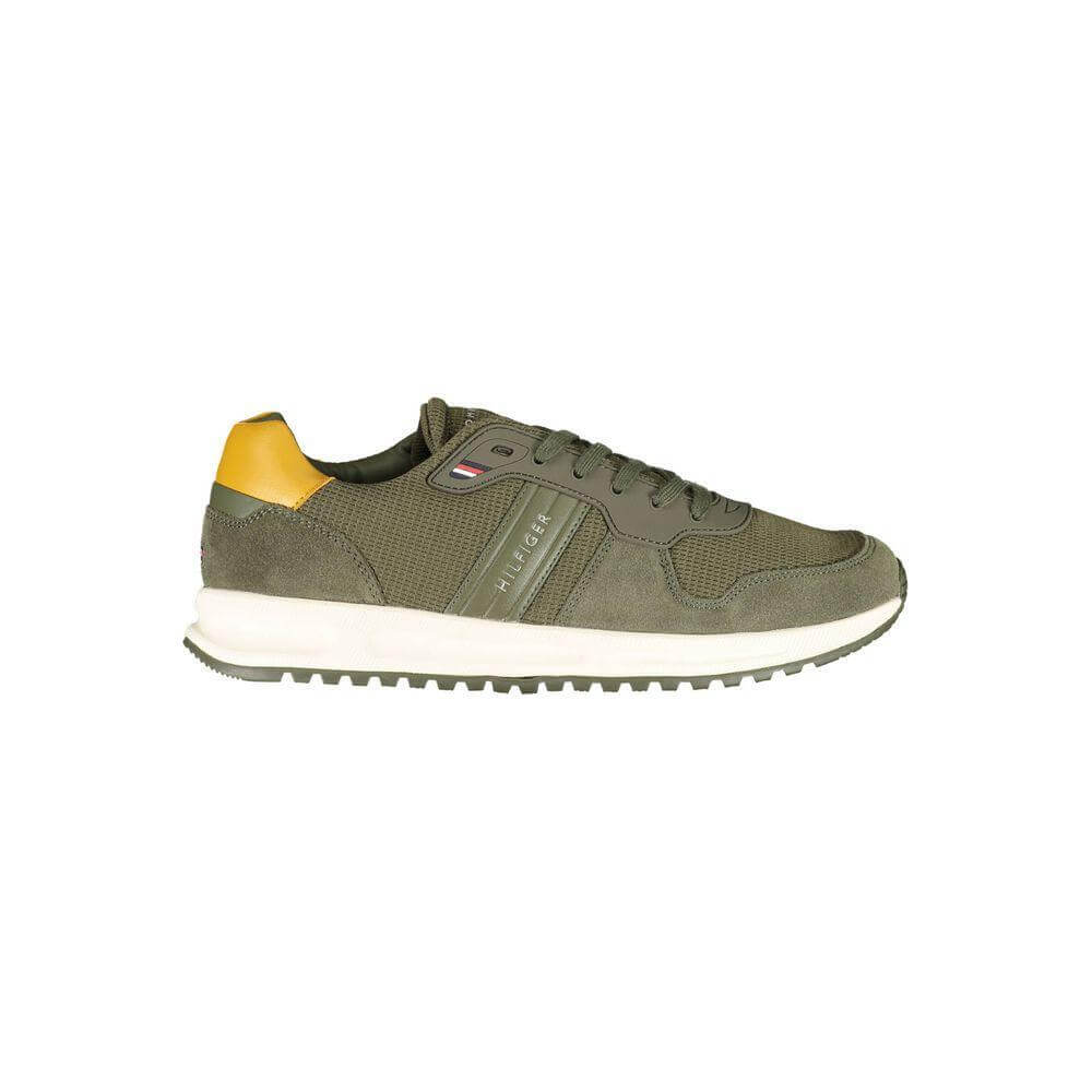 Tommy Hilfiger Green Polyester Sneaker TO-16640-EU43/US10