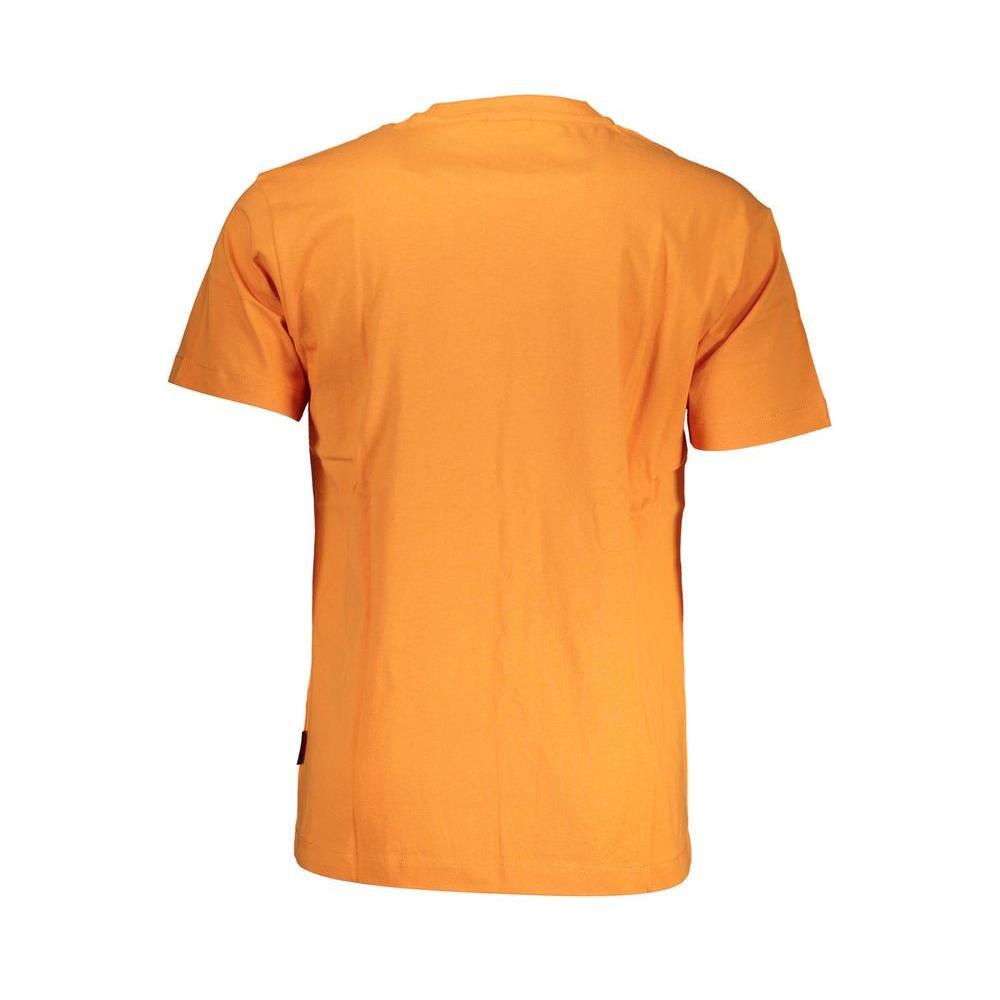 Napapijri Orange Cotton T-Shirt