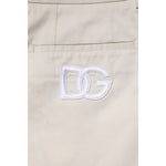 Dolce & Gabbana Beige Cotton Stretch Mid Waist Bermuda Shorts PAN76524-50