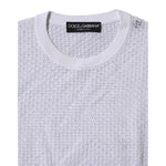 Dolce & Gabbana White Round Neck Long Sleeves Pullover Top TSH90675-42