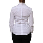 Dolce & Gabbana White Cotton Collared Long Sleeves Shirt Top TSH906911-42