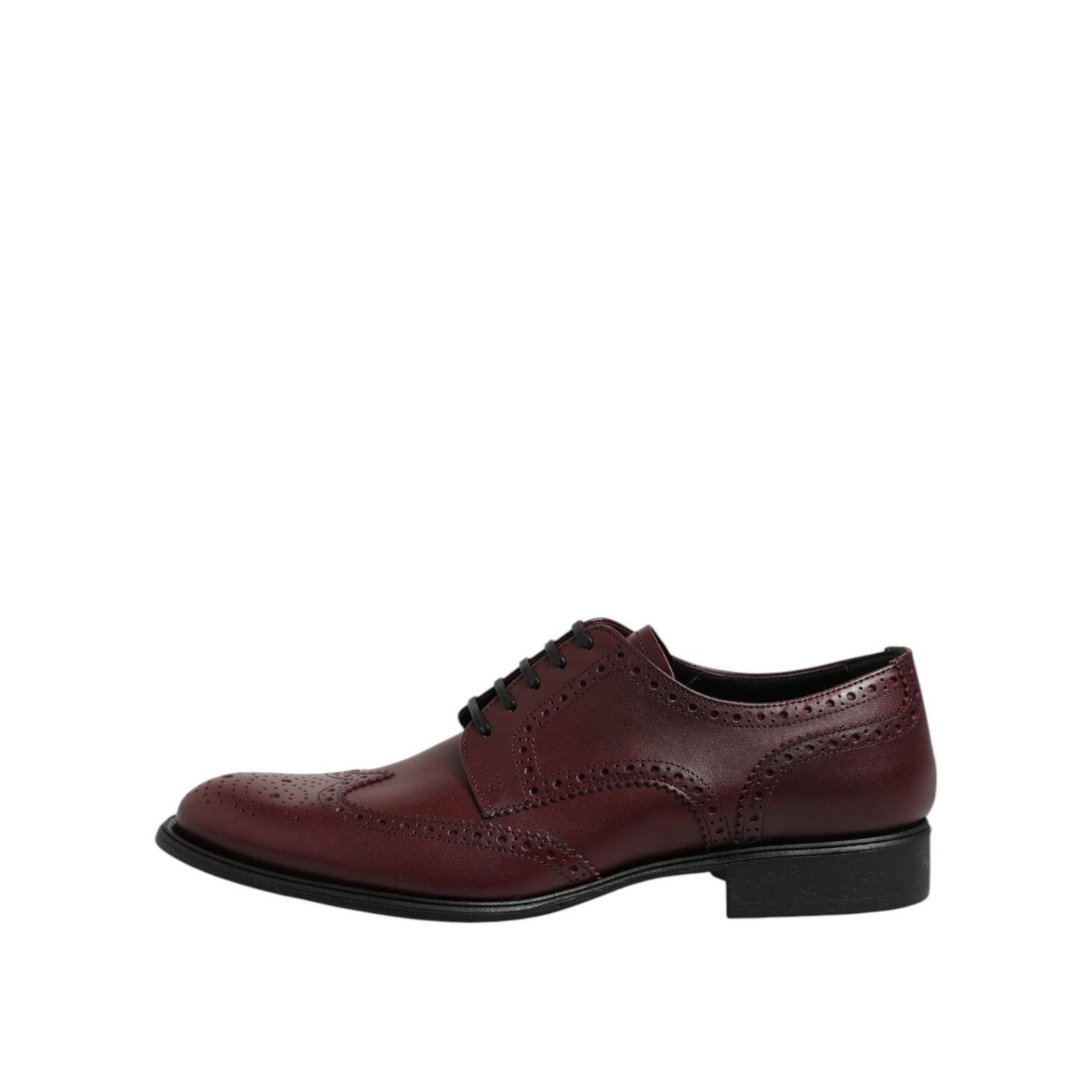 Dolce & Gabbana Brown Leather Lace Up Derby Dress Shoes MV7409-42