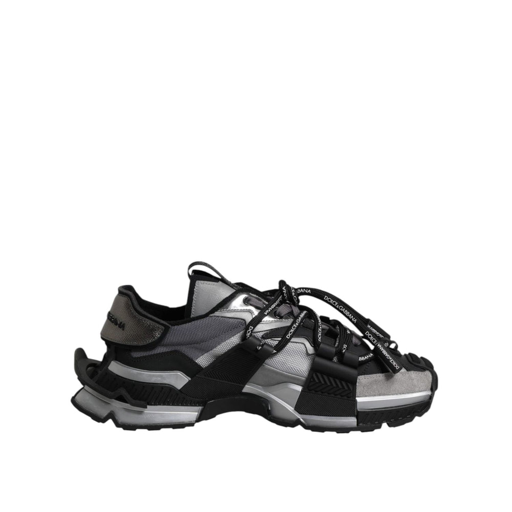 Dolce & Gabbana Multicolor Panelled Space Sneakers Shoes MV7393-43