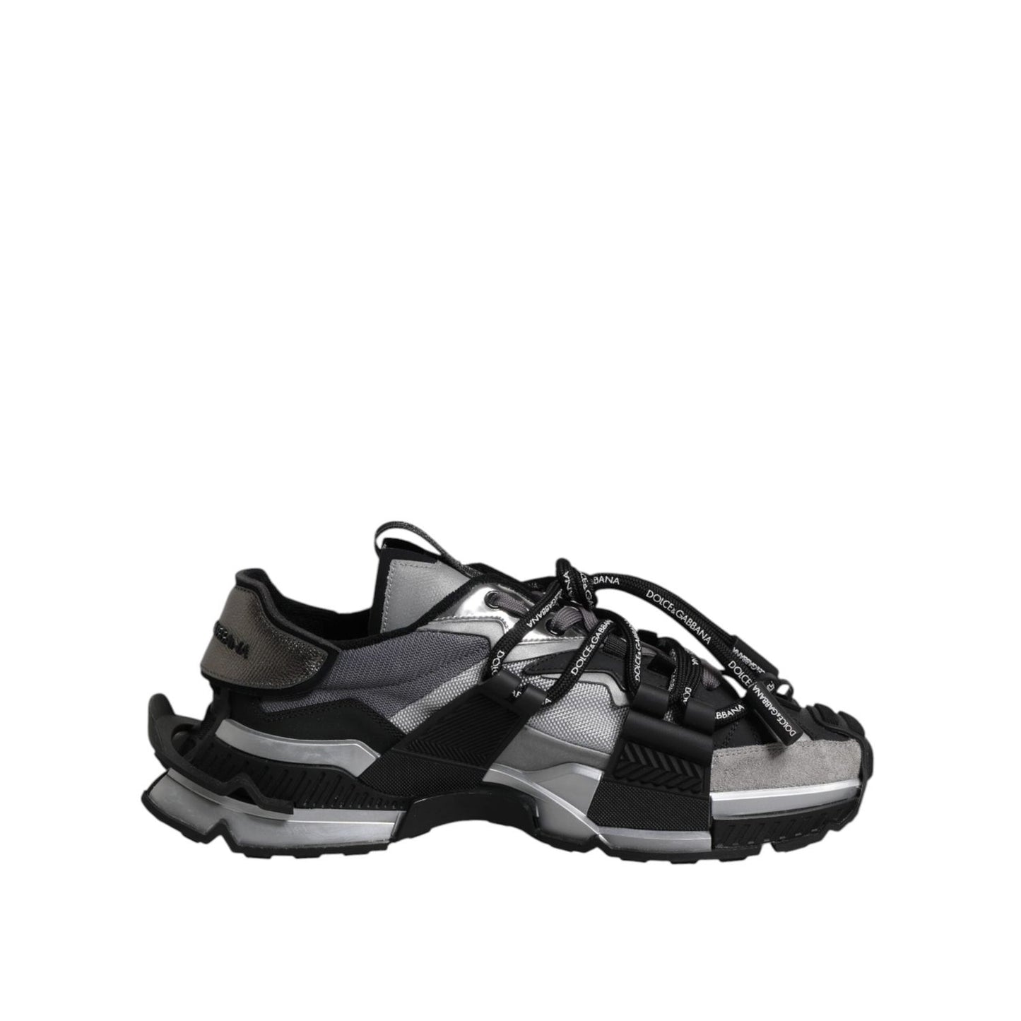 Dolce & Gabbana Multicolor Panelled Space Sneakers Shoes MV7393-43