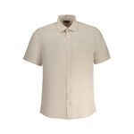 North Sails Beige Linen Shirt NO-38909-S
