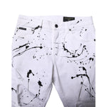 Dolce & Gabbana White ColorSplash Skinny Denim Jeans PAN75207-44