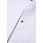 Dolce & Gabbana White Cotton Long Sleeves Collared Top Shirt TSH90564-44
