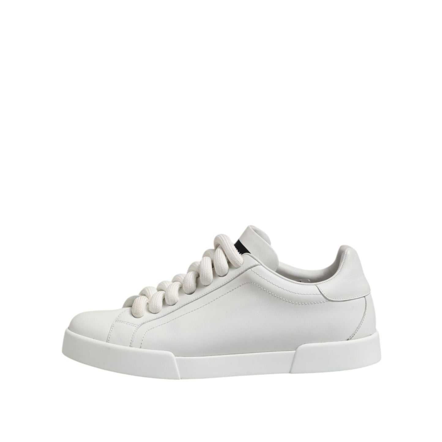 Dolce & Gabbana White Logo Lace Up Low Top Men Sneakers Shoes MV7480-44