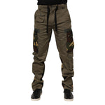 Dolce & Gabbana Brown Cotton Camouflage Cargo Pants PAN76419-46