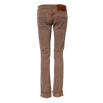 Acht Brown Cotton Slim Fit Denim Low Waist Jeans PAN71189-26