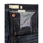 Acht Blue Washed Cotton Mid Waist Flared Denim Jeans PAN71838-30