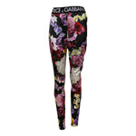 Dolce & Gabbana Multicolor Floral Legging Stretch Waist Pants PAN74991-40