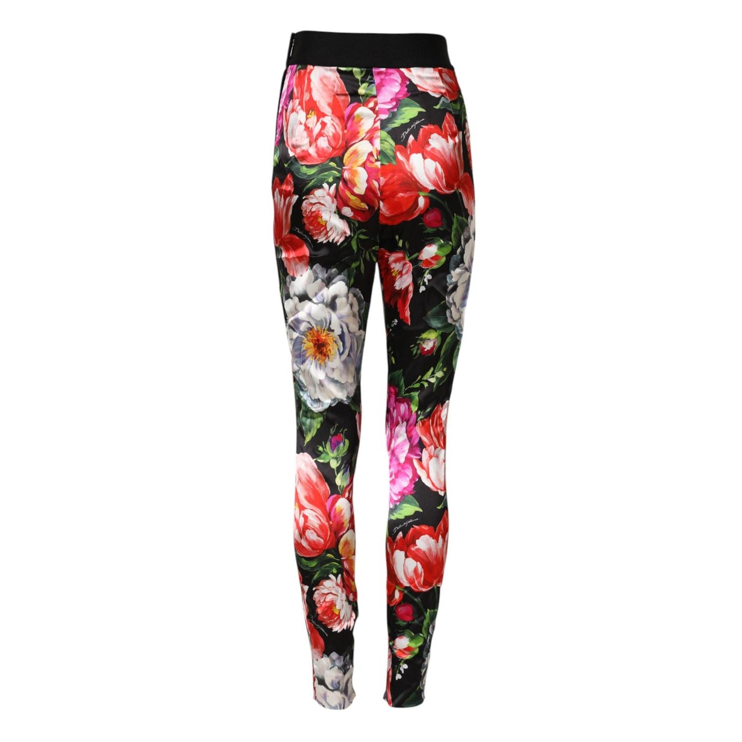 Dolce & Gabbana Multicolor Floral Legging Stretch Waist Pants PAN74996-40