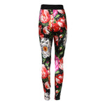 Dolce & Gabbana Multicolor Floral Legging Stretch Waist Pants PAN74996-40