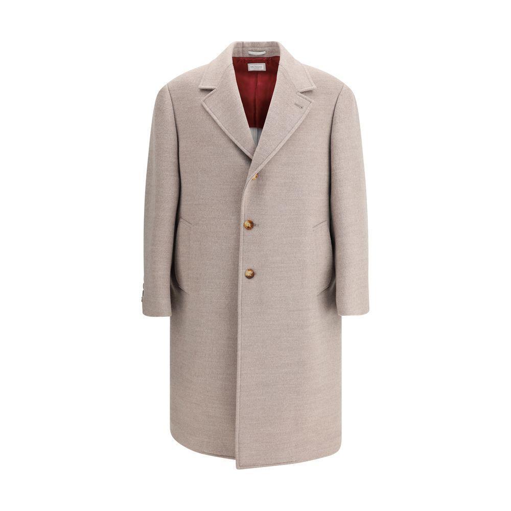 Brunello Cucinelli Wool Coat BR-MY4969155CNH07-IT50 | L