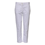 Dolce & Gabbana White Cotton Stretch Mid Waist Jeans PAN75132-40