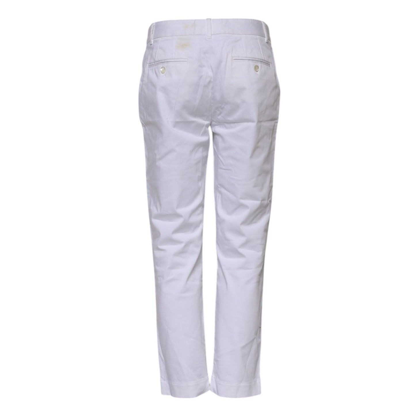 Dolce & Gabbana White Cotton Stretch Mid Waist Jeans PAN75132-40