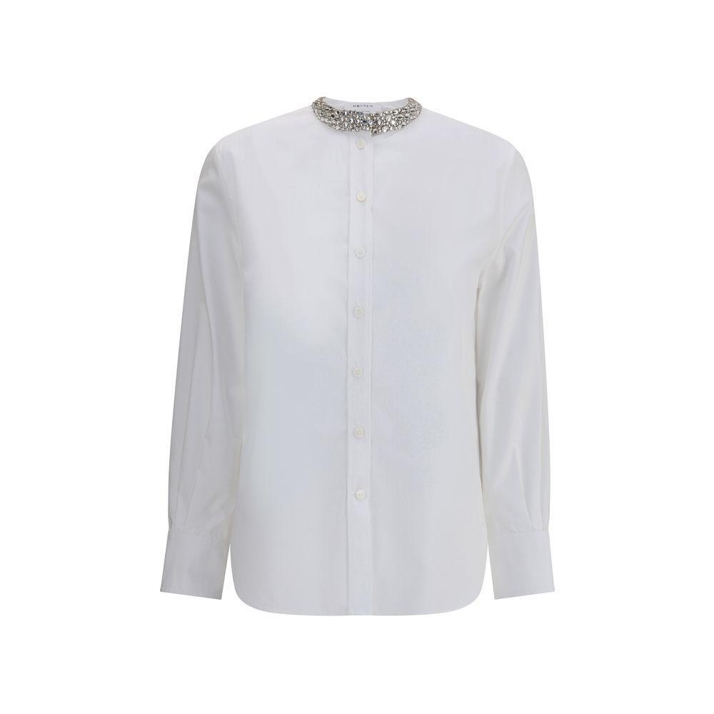 Alexander McQueen Shirt with embellished collar AL-838926QAABT9000-IT42 | L