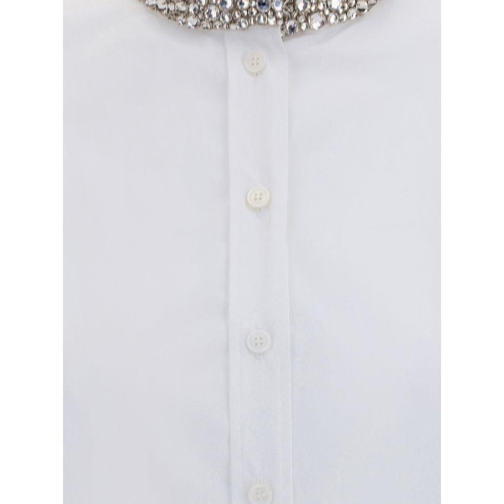 Alexander McQueen Shirt with embellished collar AL-838926QAABT9000-IT42 | L