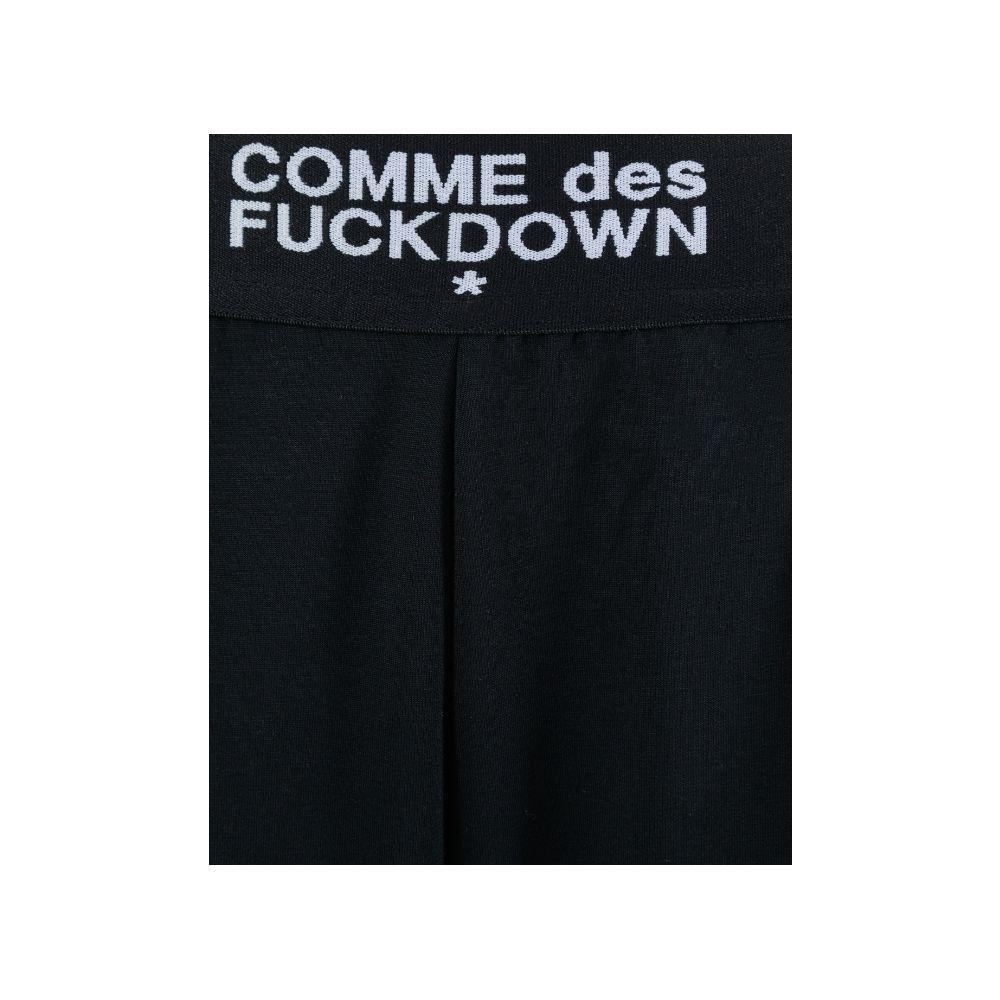 Comme Des Fuckdown Black Polyester Jeans & Pant CO-15697-L