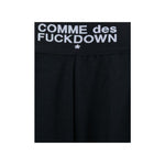 Comme Des Fuckdown Black Polyester Jeans & Pant CO-15697-L