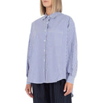 Comme Des Fuckdown Blue Cotton Shirt CO-13479-XS
