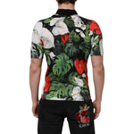 Dolce & Gabbana Multicolor Floral Silk Collared Polo T-shirt TSH90528-48